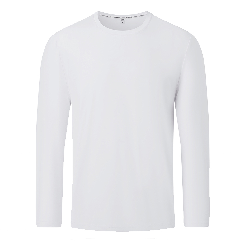 Awọn ọkunrin KUMISI Long Sleeve atuko ọrun T-shirt