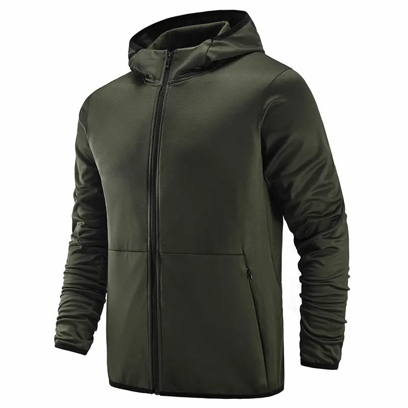 Men-Polar-Lining-Fleece-Hoodies-Jaket-With-Zipper