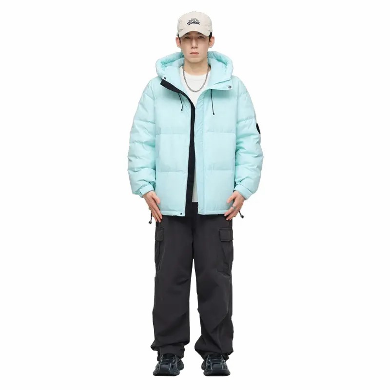 Men-Winter-Thickened-Warm-Hooded-Duck-Down-Jacket