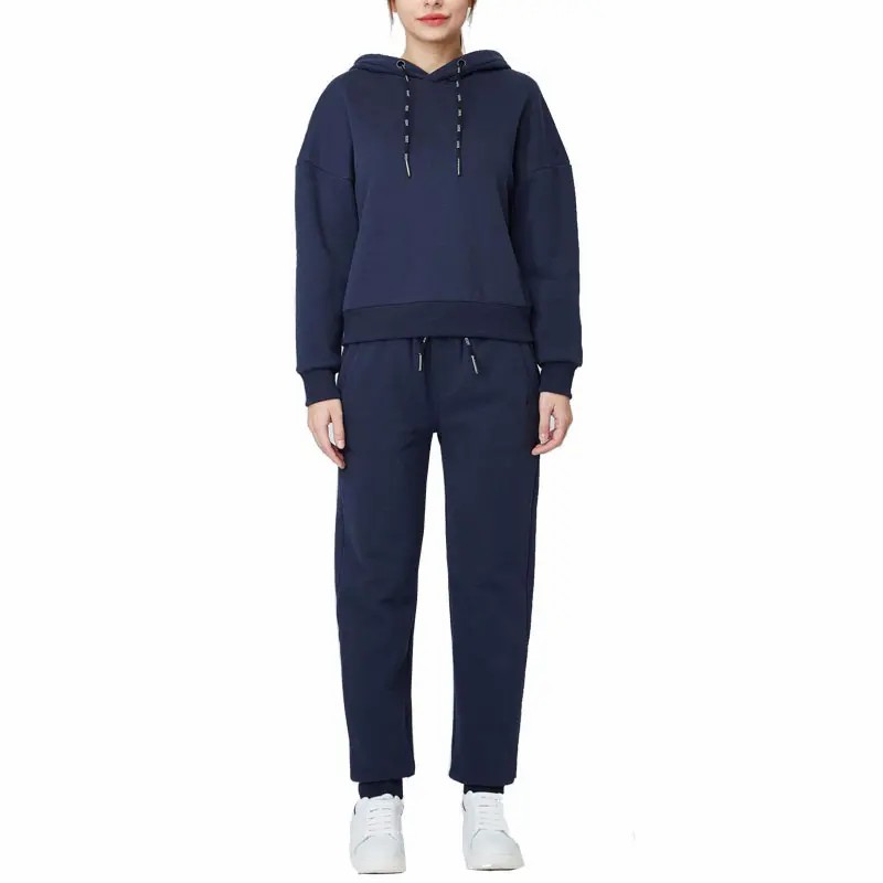 Žene-Hoodies-Trenerka-Dugi rukav-Dukserke-Jogger-Pant-2-komada-Ojeća-3