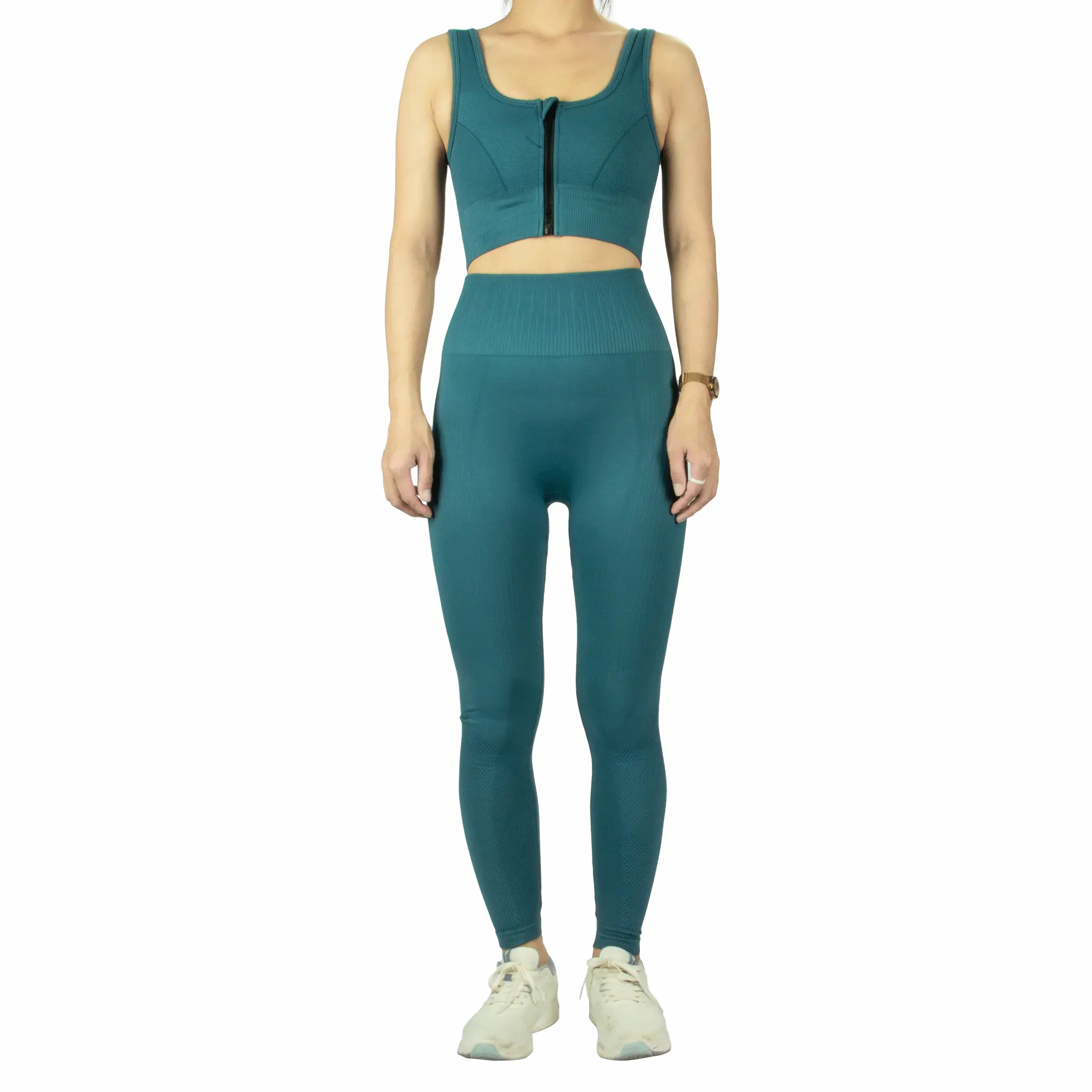 Wahine-Leggings-High-Waist-Seamless-Jacquard-Yoga-Pants