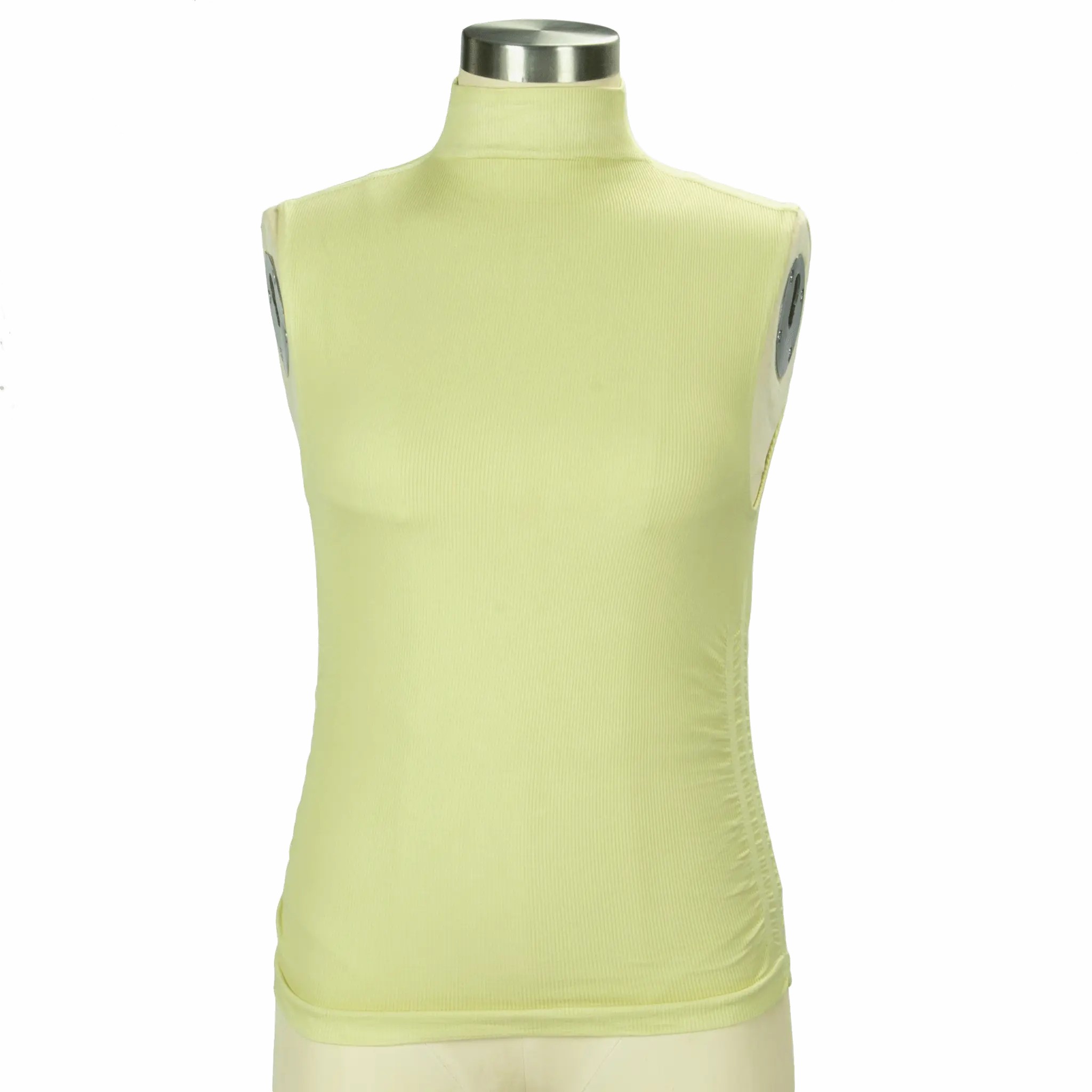 Fafine-Rbbed-High-Neck-Leai lima-Crop-Top