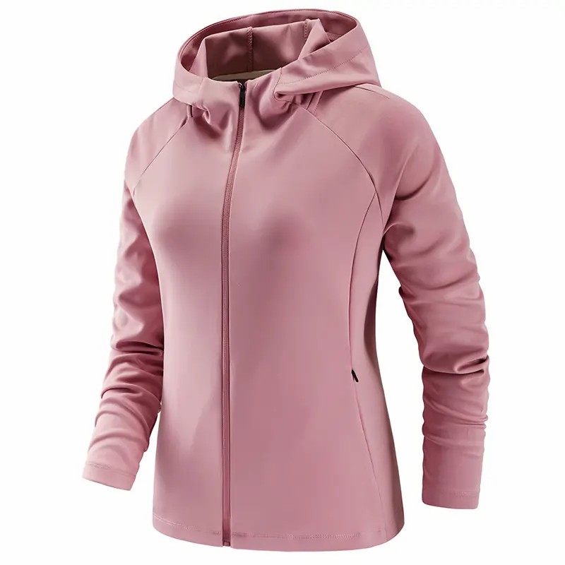 Women-Slim-Fit-Hooded-Full-Zip-Coat