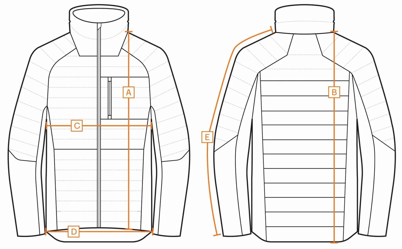 Padded-jacket-size-chart